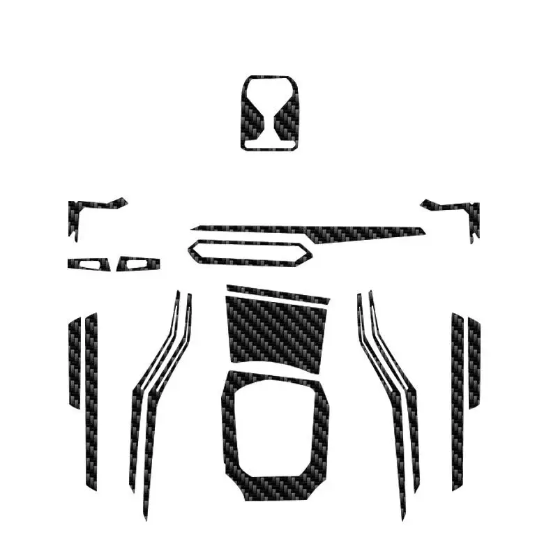 

For BMW g20 g21 Series 3 2023Car interior carbon fibre Film 5D PET Center console Anti scratch resist film Accessories refit PPF