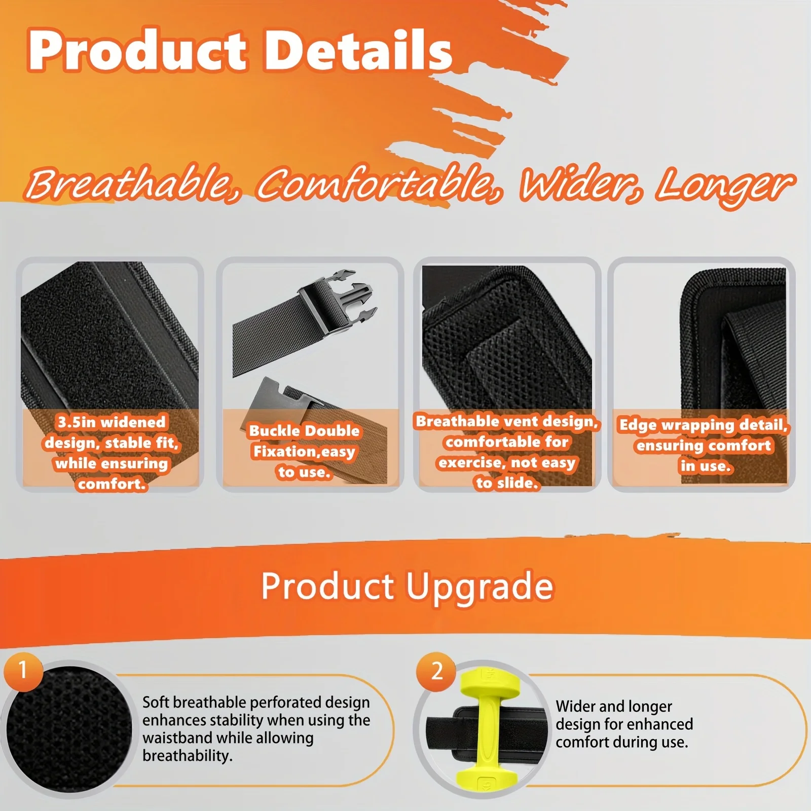 1pc Pro-Grade Hip Thrust Belt - Enhance Strength Training, Body Exercise, and Pilates with Dumbbells and Kettlebells 5