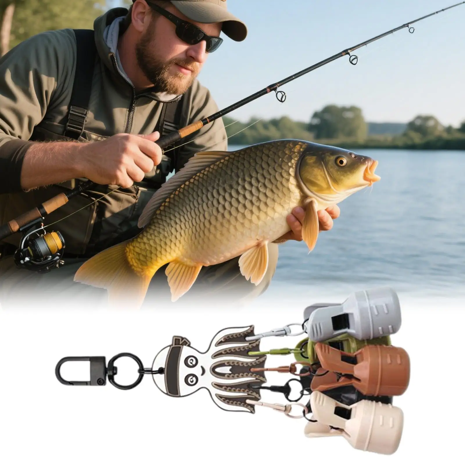 Covers For Fishing Hooks Squid Jig Bait Protector 6 Pieces Waterproof Squid Bait Protector For Boat Tournament Preparation