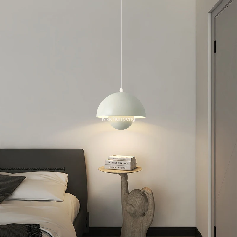 

Flower Modern Ceiling Light Mushroom Coffee Table Bedside Lampshade Pendant Light Desk Night Lampara Colgante Bedroom Decoration