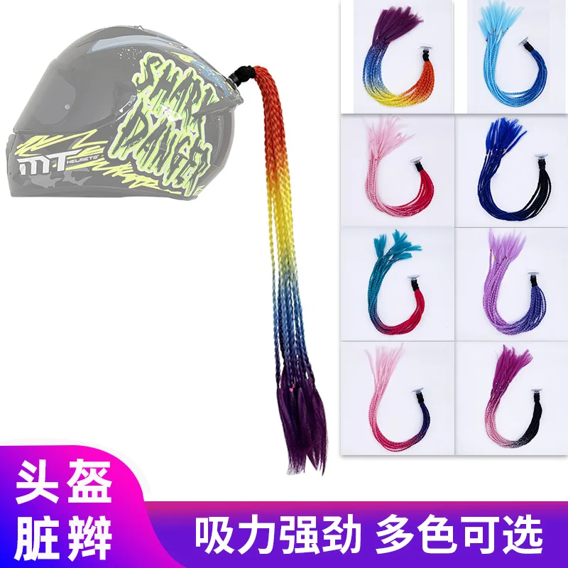 

Motorcycle Riding Helmet Decoration Dreadlocks Helmet Accessories Personalized Motorcycle Helmet Dreadlocks Accesorios Para Moto