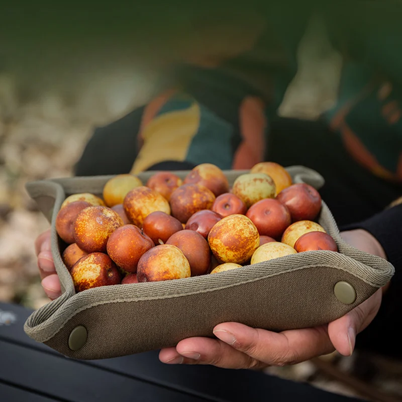 Outdoor Canvas Storage Box Cosmetics Jewelry Storage Tray Desktop Clutter Organizer Key Storage Box