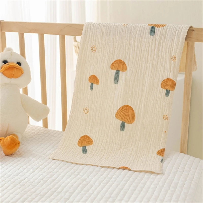 Baby Towel for Drooling Teething Bibs Burp Cloth for Kids 4-Layer Handkerchief Sweat Absorb Towel Facecloth Flat Pillow