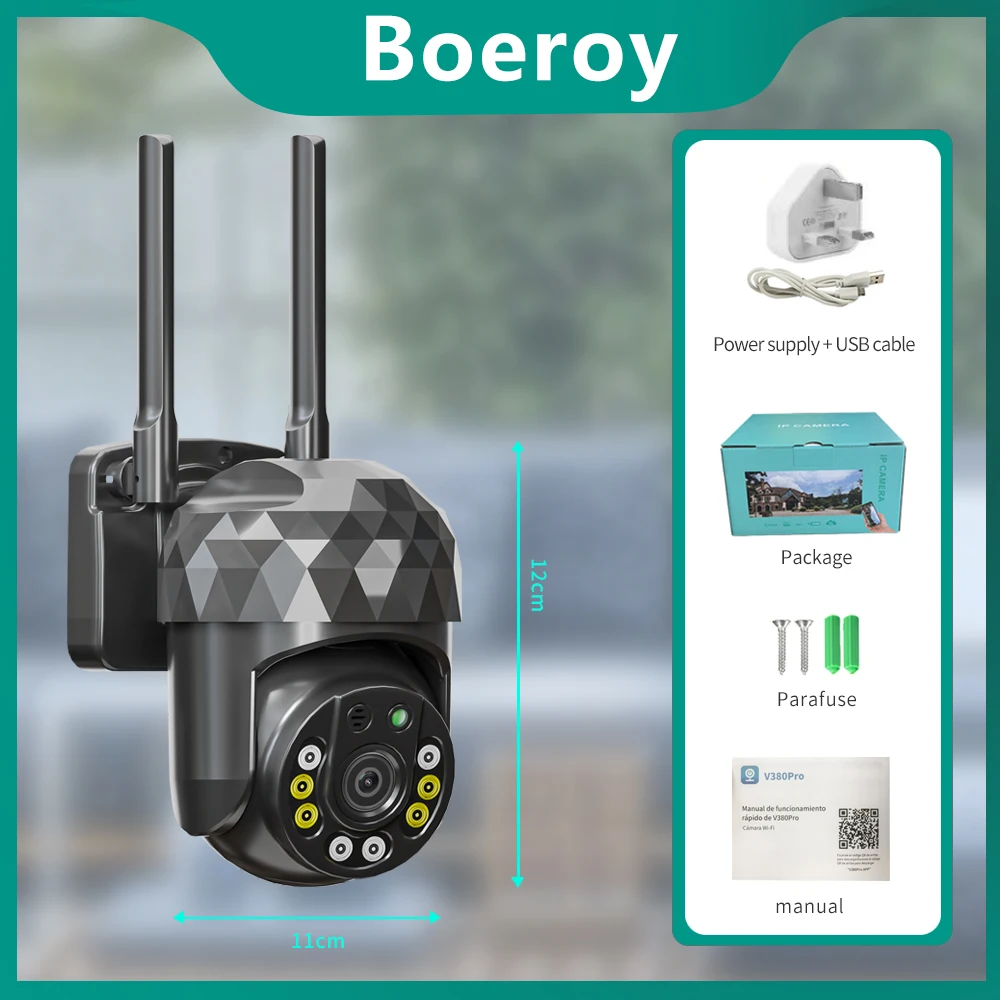 ߿  IP ī޶, V380 Pro 2MP HD,   LED ,  , , , Ʈ Ȩ, Ʈ , ȭ 