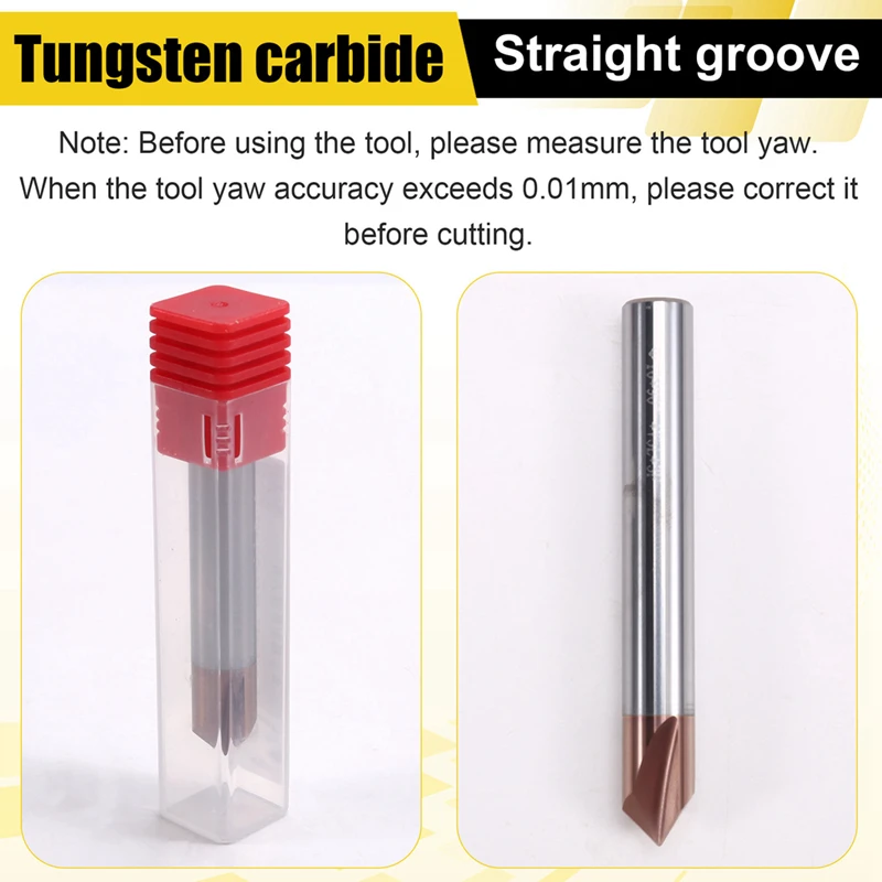 ABMR-Straight Groove Chamfer Knife Cemented Carbide 90 Degrees 3-Point Tungsten Chamfer Knife CNC Machining Tools
