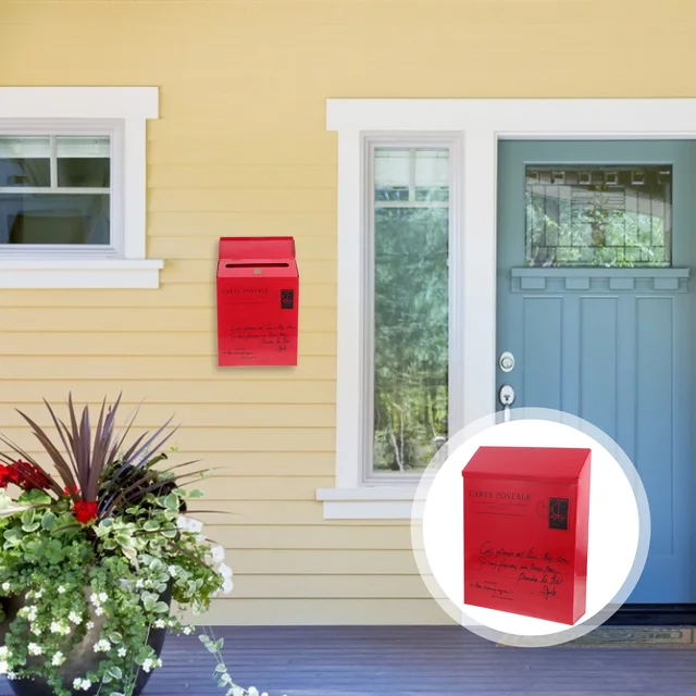 Postafiók Retro Javaslata Zárolható Postai Fali Dekoráció Üzleti Csomag Vaslemez Rögzítő Levél Iroda Vintage Kulcsok - Image 4