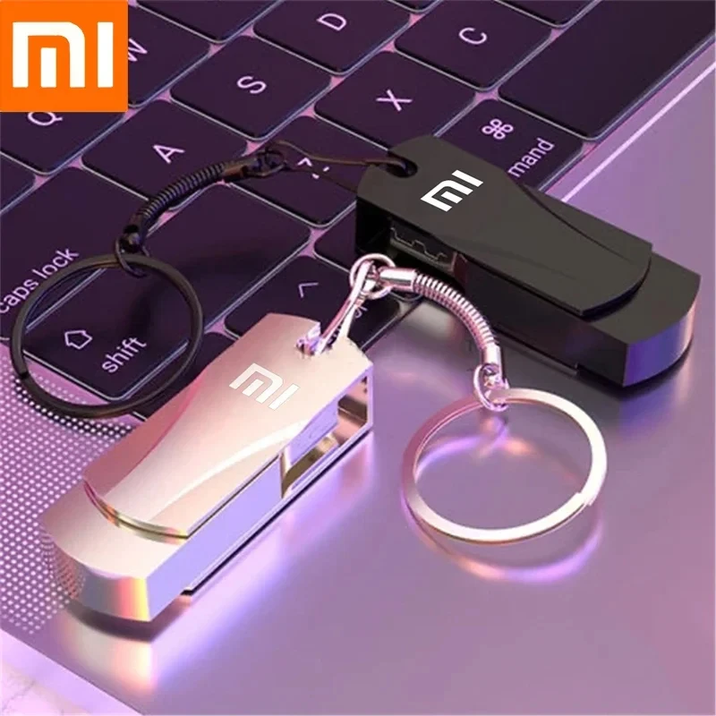 샤오미 U 디스크 메탈 플래시 드라이브, USB 3.2 고속 파일 전송, 초대용량 방수, 기계식 스타일, 16TB, 8TB, 4TB