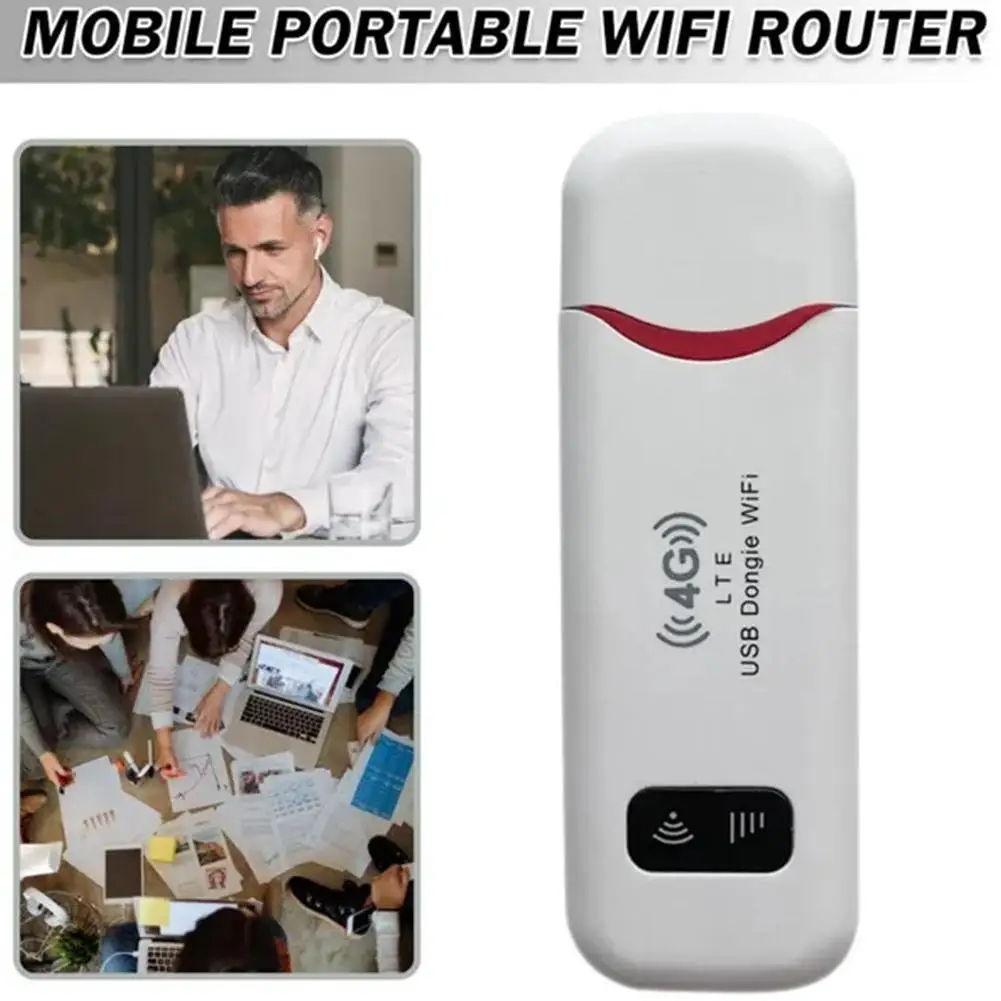 4G LTE USB Portable WiFi 150Mbps Wireless Mobile Router SIM Card Network Card Pocket Hotspot Router For Home Office
