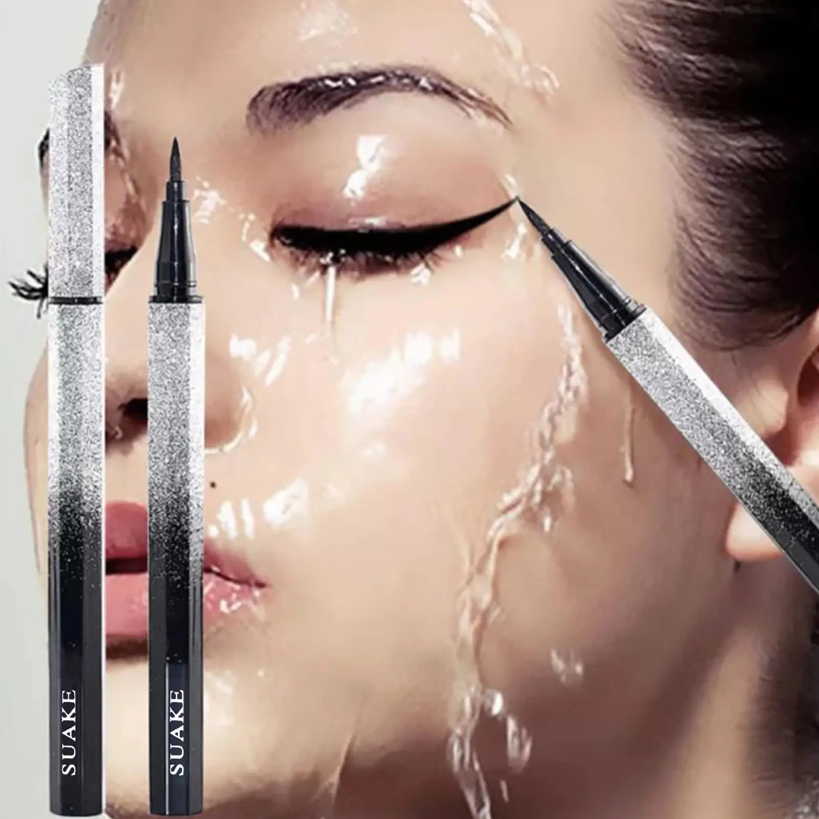 

Ultra-thin Liquid Eyeliner Pen Waterproof Lasting Natural Tattoo Lower Cosmetic Eyelash Eye Eyebrow Dry Quick Pen Makeup V6T2