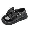 Autumn New Girls Bow Knot Leather Fashion Princess College Style Soft Bottom Sweet Party Shoes 4