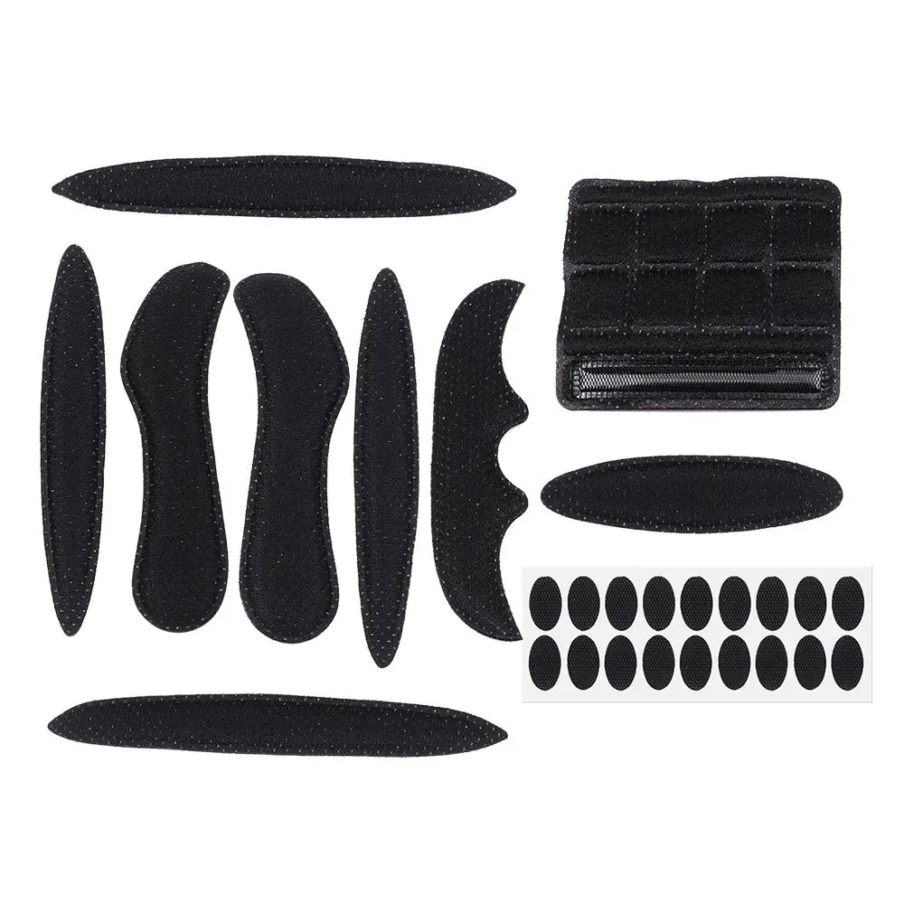 27pcs/set Motorcycle Bicycle Sponge Sealed Replacement Helmet Inner Padding Kit Protection Pad Foam Pads Set
