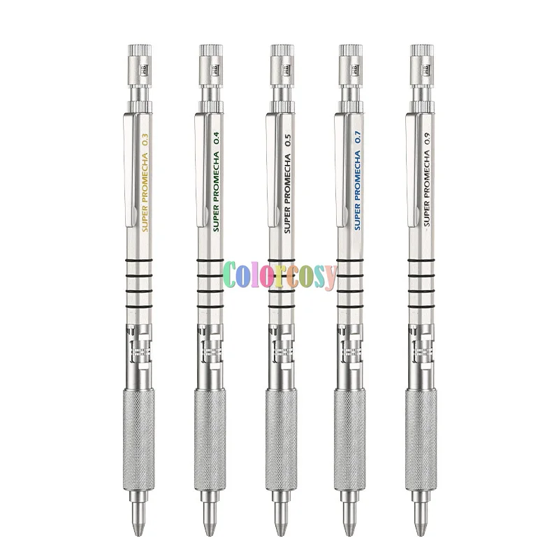 OHTO Super Promecha Drafting Pencil, 0.4/0.9mm, All Metal Barrel