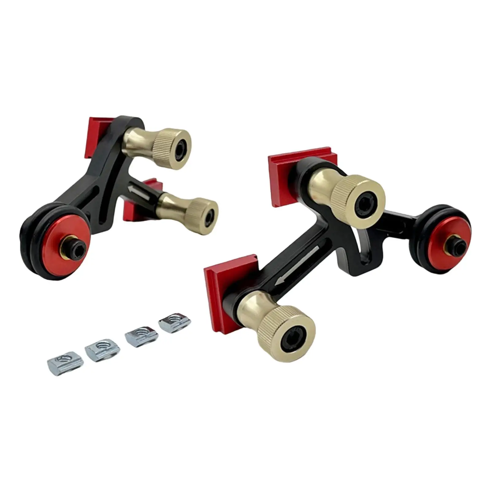 

2Pcs Table Saw Pressing Feeder Guider Multi Purpose Carpentry Safety Pushing Tools Table Saw Stock Guides Saw Feeder