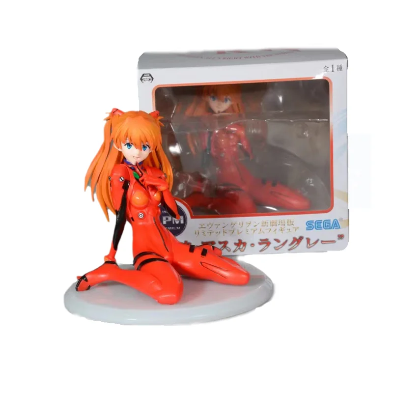 Jilijia Ayanami Rei/Asuka Langley Soryu/Mari Makinami Illustre Figura Ragazza PVC Modello Bambola Ornamenti Desktop 2 Pz