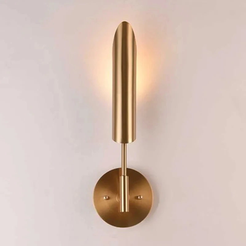 

Golden Wall Lamp Living Room Bedroom Wall Decor Bracket Light Luxury Hotel Bar Cafe Bedside Corridor Aisle Sconce