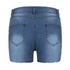 2024 Women's Summer High Waisted Mini Denim Shorts Sexy Ladies Club Party Wear Slim Bodycon Short Jeans Chic Denim Skirt Female 2