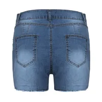 Mini short en jean taille haute pour femme, tenue de soirée sexy, slim et moulante, jupe en jean chic, été 2024 2