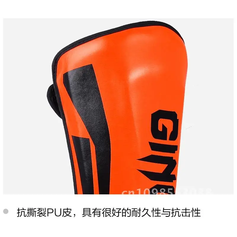 Youth/Adult Kids MMA Boxing Shin Guards Instep Kickboxing Equipment DEO Sanda Karate Protectors Thai Leggings Support Ankle Muay