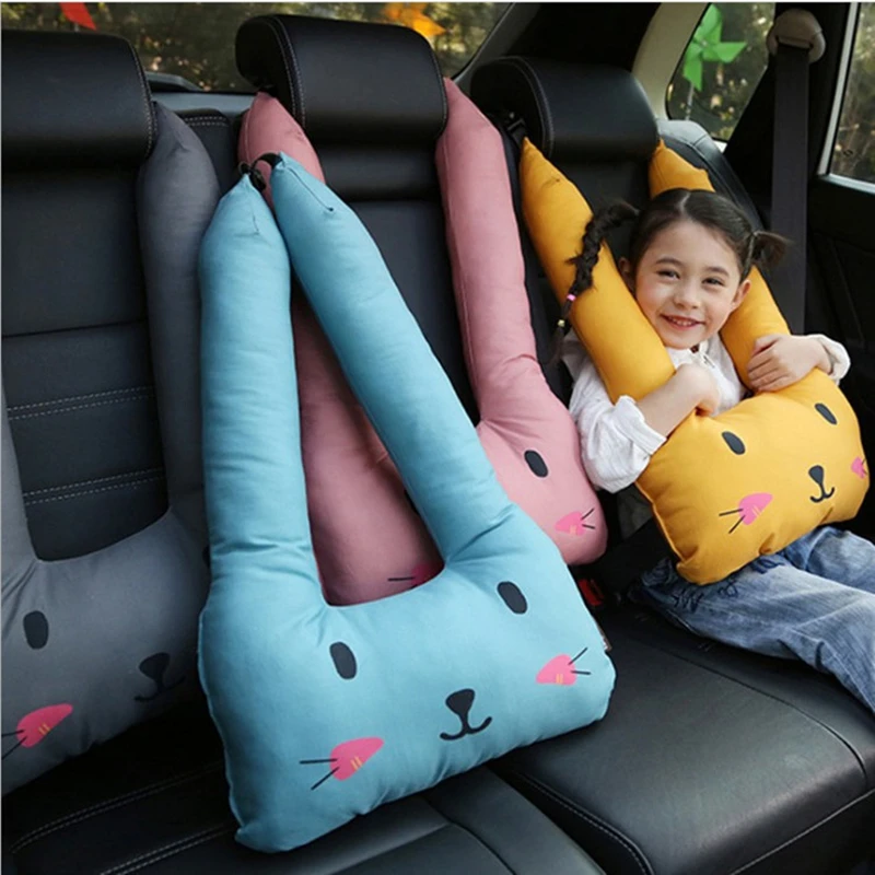 Baby Safety Strap Cartoon Car Sefety Car Seat Belts Pillow Protect Child soft belt Shoulder Safe Fit Seat Belt