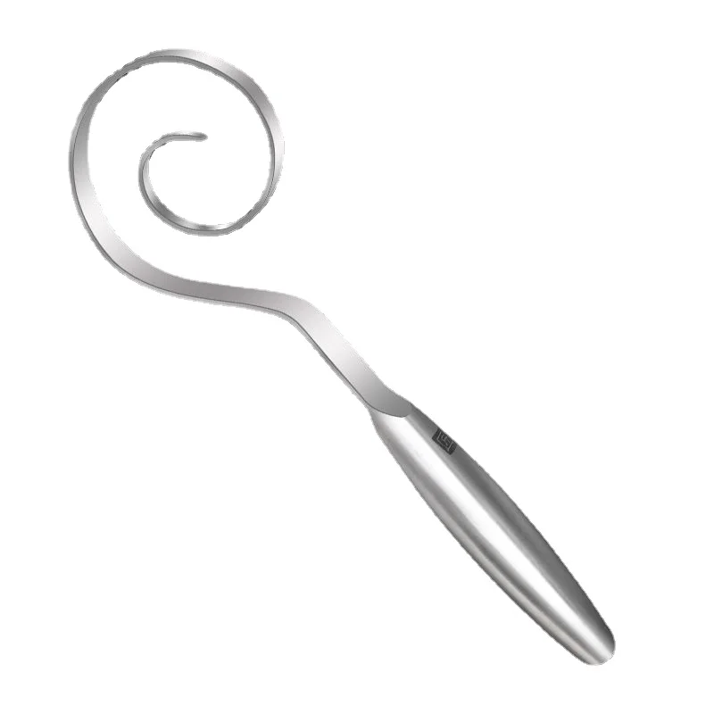 Dough Mixer Multifunction Stainless Steel Manual Dough Mixer Household Baking Tools Non-Stick Integrated Quick Flour Mixer Non-Slip Hand
