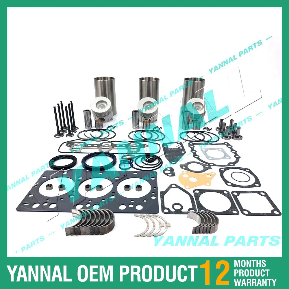 

Новый комплект для ремонта двигателя Yanmar 3TNE78 3TNE78AC Komatsu 3D78AE-3B