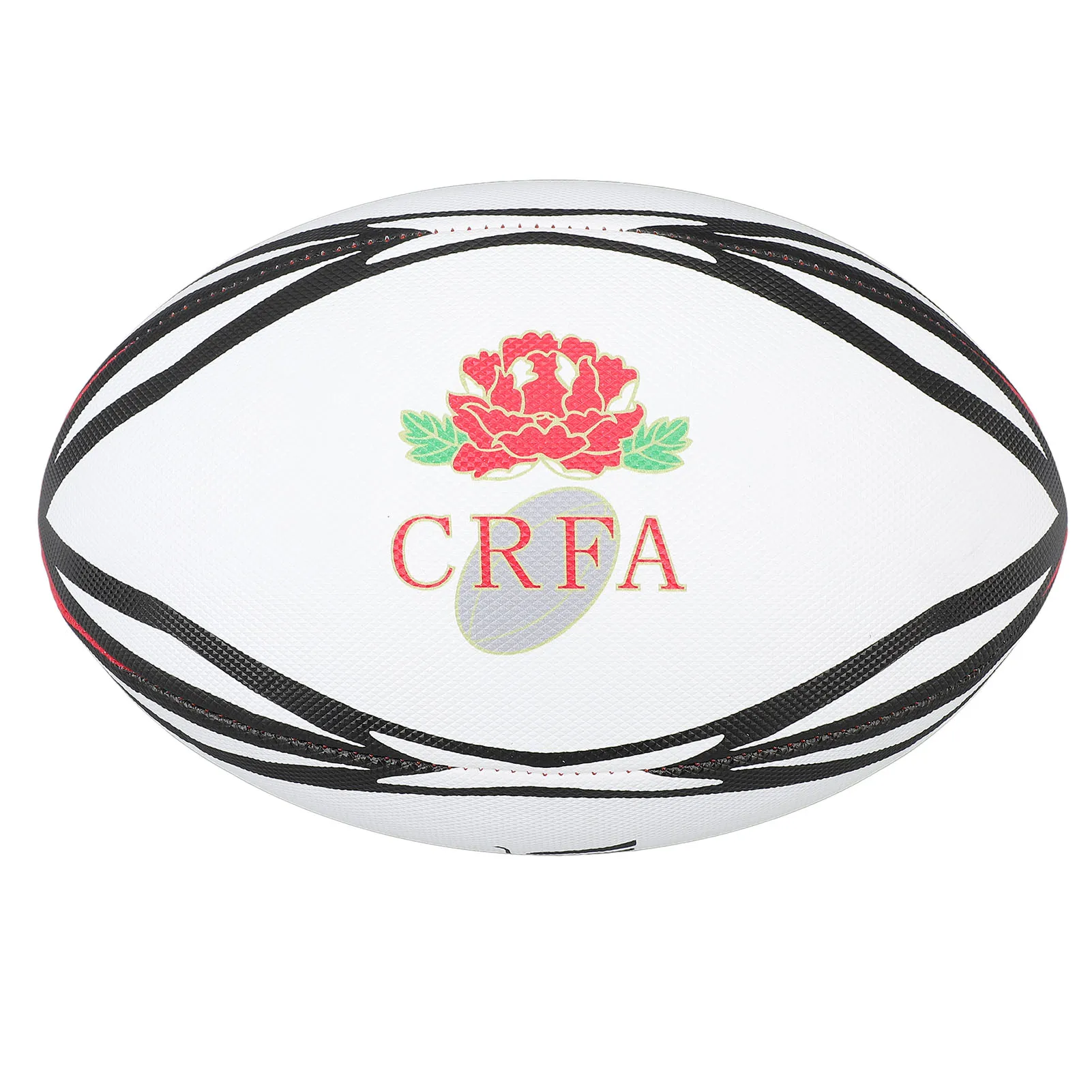 PVC Rugby Ball Number 9 Inflatable Practice High Elasticity for Match and Daily Training