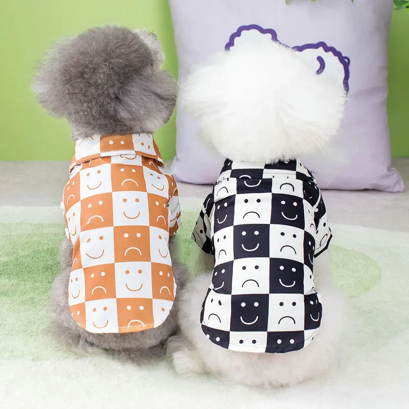 Checkered Shirt Dog Clothes Pet New Product Checkered Clothes