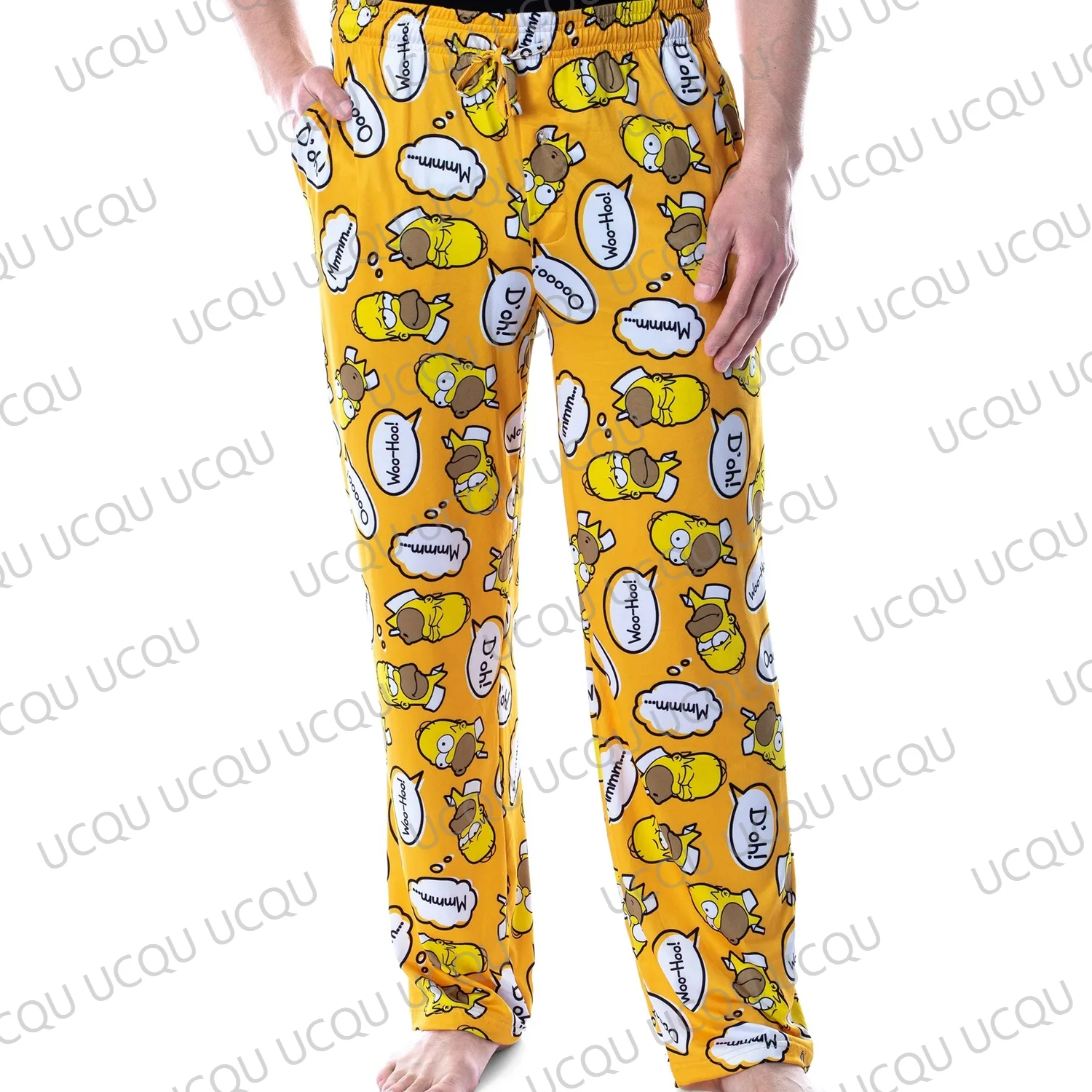New Halloween Men's Homer Bubble Thoughts Adult Loungewear Sleep Pajama Pants Oversized Adult/Kids 3D Printed Pyjama Trousers