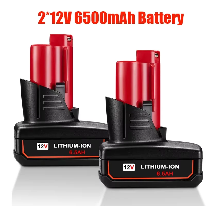 M12 6.0Ah 12 V batterie de remplacement compatibles avec Milwaukee M12 48-11-240