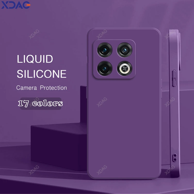 Luxury Liquid Silicone Phone Case Cover - Solid Pure Color  Accessories