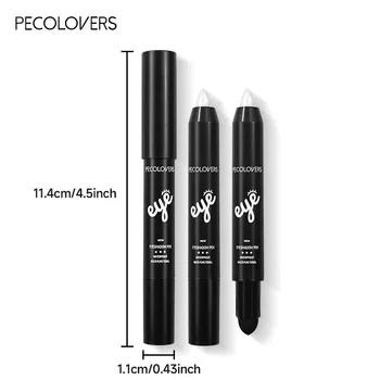 6 Colors Eyeshadow Pencil Stick, Waterproof Pearly Shimmer Glitter Eyeshadow Eyeliner Pen, Long Lasting Eye Makeup Tool 6