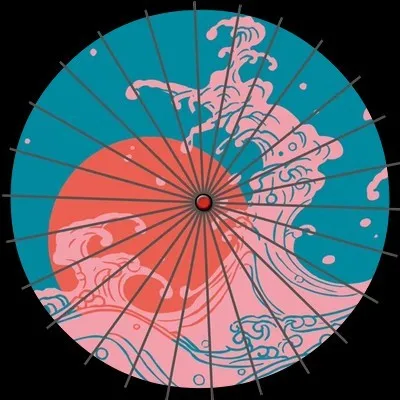 Japanese umbrella paper umbrella Restaurant Decor Japanese Oil Paper Umbrella 82CM
