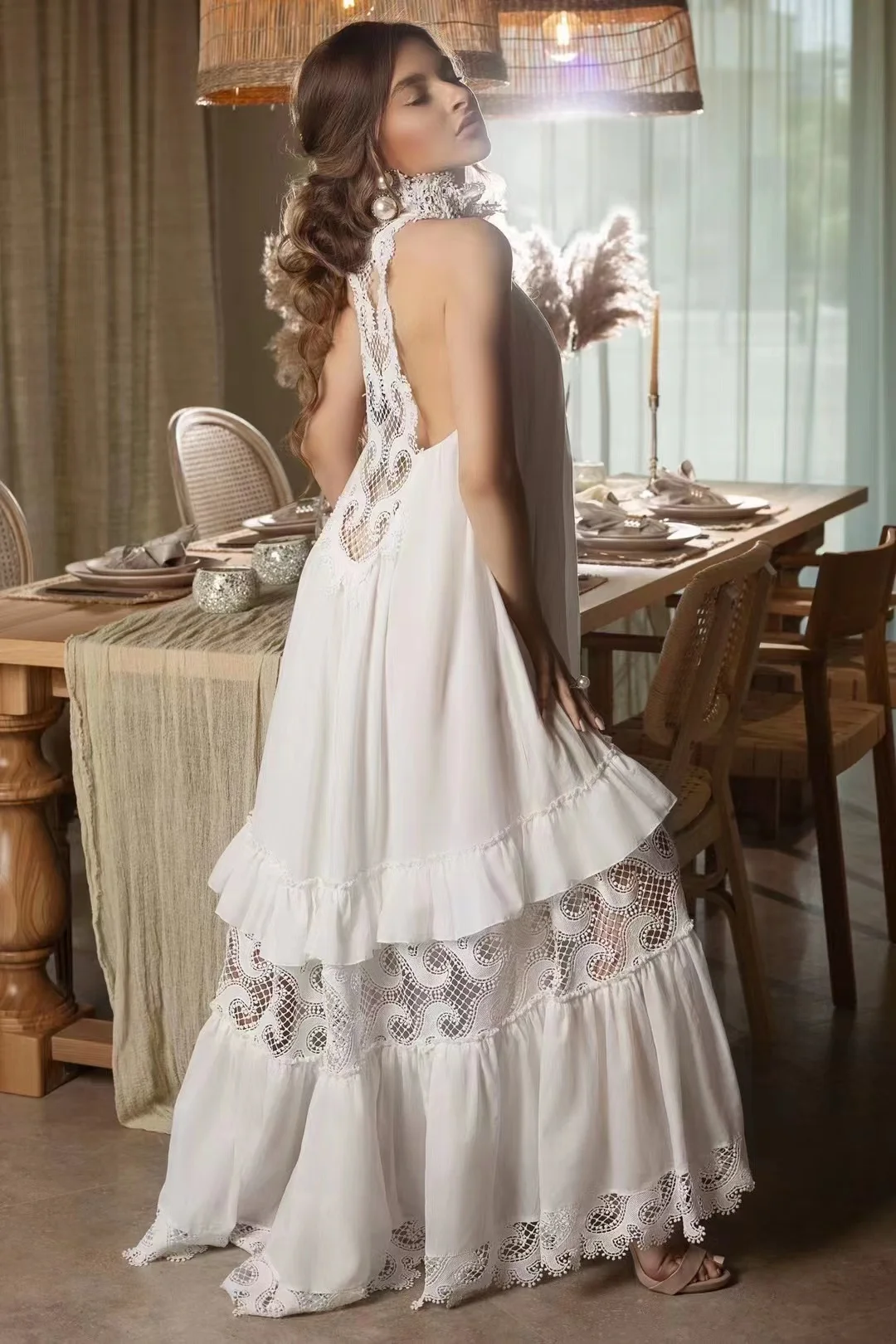 

2023 Lace casual dress, generous and beautiful, party