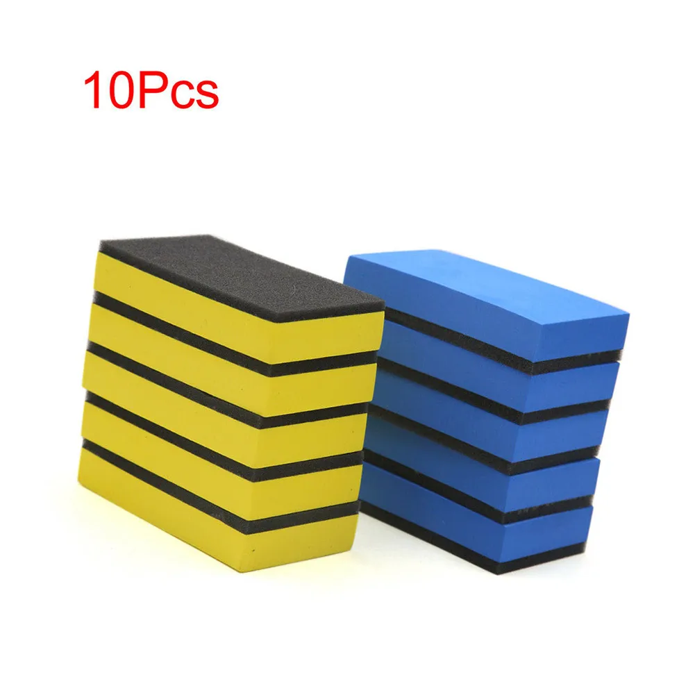 10pcs Microfiber Applicator Pad All Purpose Ceramic Microfiber Suede  Coating Applicator Sponge Pads Car Detailing Tools - AliExpress