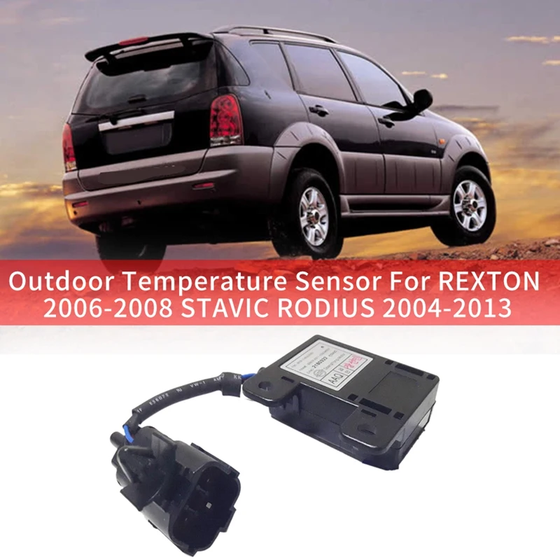 

Car Outdoor Temperature Sensor For SSANGYONG REXTON 2006-2008 STAVIC RODIUS 04-13 AQS AMBIENT SENSOR 6870021460