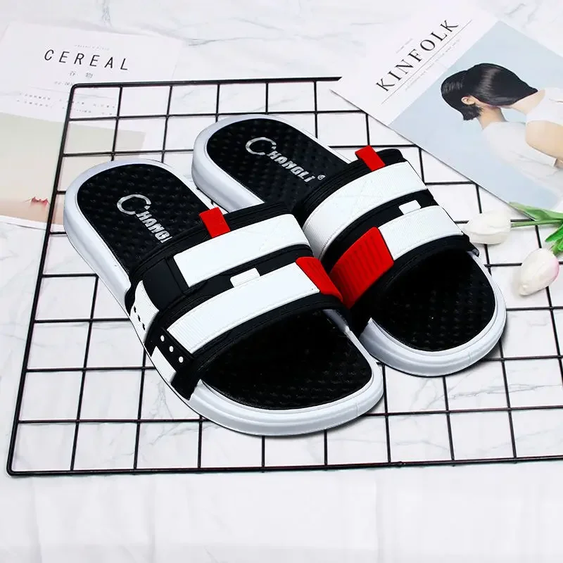 Men\'s Shoes Summer Indoor and Outdoor Slippers Men\'s Slippers Non-slip Meat Soft Thick Slippers Summer Couple Sandals
