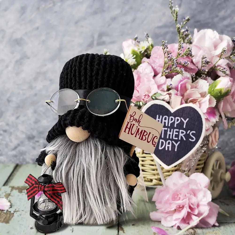 

Современная кукла без лица, моющаяся вязаная шапка из полиэстера, милая настольная плюшевая кукла без лица, кукла гном, долговечная