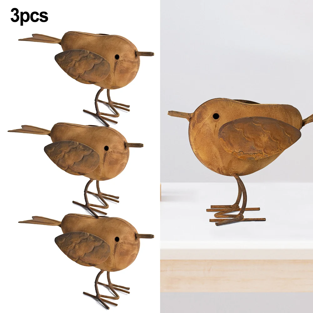 みんなが待ってた！＼再入荷待ち／人気ランキング 錆びたスパチュラの上の鳥 メタルガーデンオーナメント ヤード キッチン収納