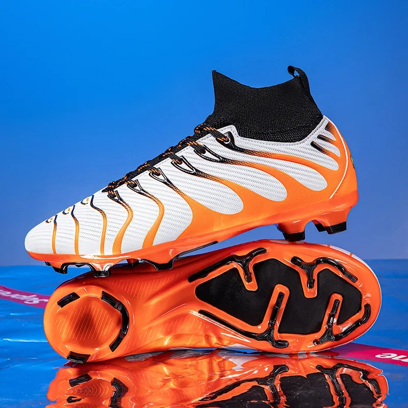 Football Shoes Men's Football Shoe Association Quick Five Up Football Nail Anti slip Professional Ultra Light Training Boot Turf