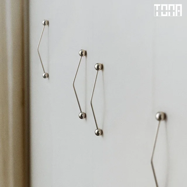 Creative ทองเหลืองเฟอร์นิเจอร์ความแปลกใหม่ตู้บาร์ดึงยุโรป Minimalist จับห้องนอนข้างเตียงเห็ดลูกบิดและมือจับ 1