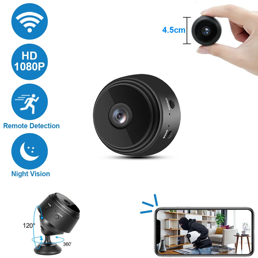Mini Camera Wireless Night Security Protection A9 Camcorders Video