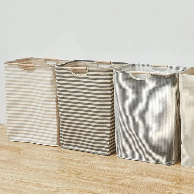 Large Capacity Collapsible Laundry Basket with Handles 2