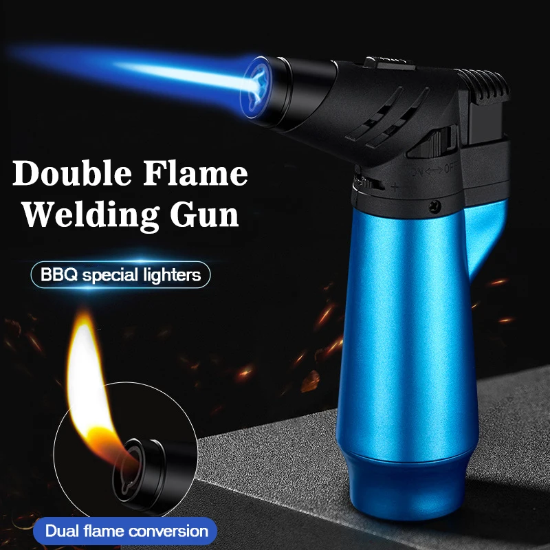 High Jet Flame Gas Lighter Refillable Adjustable Gas Jet Torch Lighter Barbecue Tool Men's Flame Ignition Tool