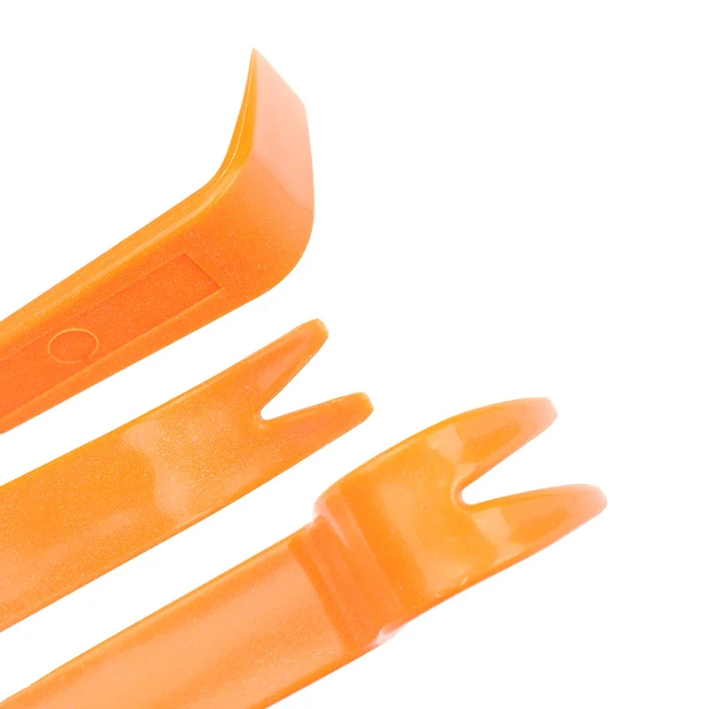 4X CAR TRIM REMOVAL TOOL KIT PANEL DOOR PRY DASH PLASTIC INTERIOR RADIO CLIP SET - Image 6