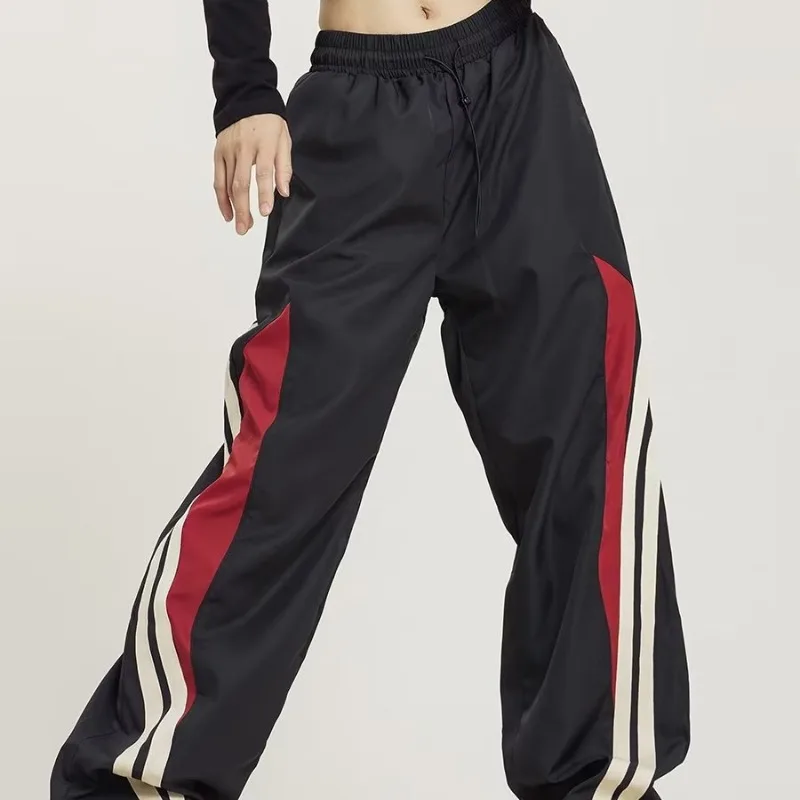 2023 Women Sweatpants Wide Leg Joggers Casual Streetwear Y2K Vintage Track Pants Black Oversized Basic Sports Trousers