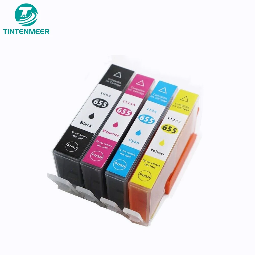 

TINTENMEER 655 CARTRIDGE CZ109AE CZ110AE CZ111AE CZ112AE COMPATIBLE FOR HP DESKJET INK ADVANTAGE 3525 PRINTER