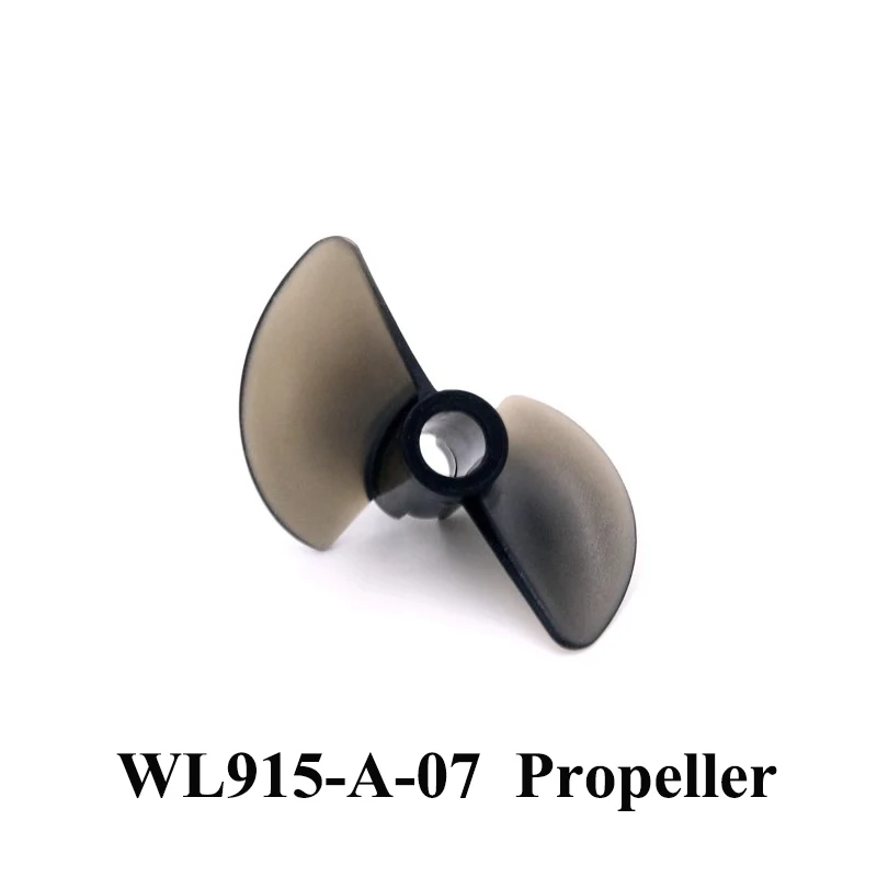 Pièce détachée RC : hélice de rechange pour bateau WL912, WL916, WL917, emballage d'origine visible.