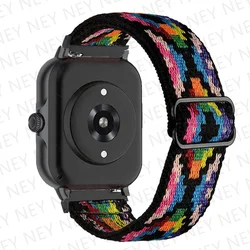 Bohemian Pride Shiny Elastic Strap Bracelet, Universal Fit 20mm/22mm Bands for 22mm watch band (Bohemia Flower 14)