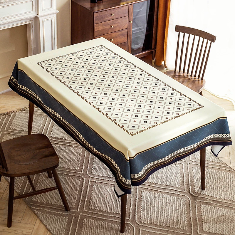 Edinburgh American Light Luxury Rectangular Tablecloth Waterproof