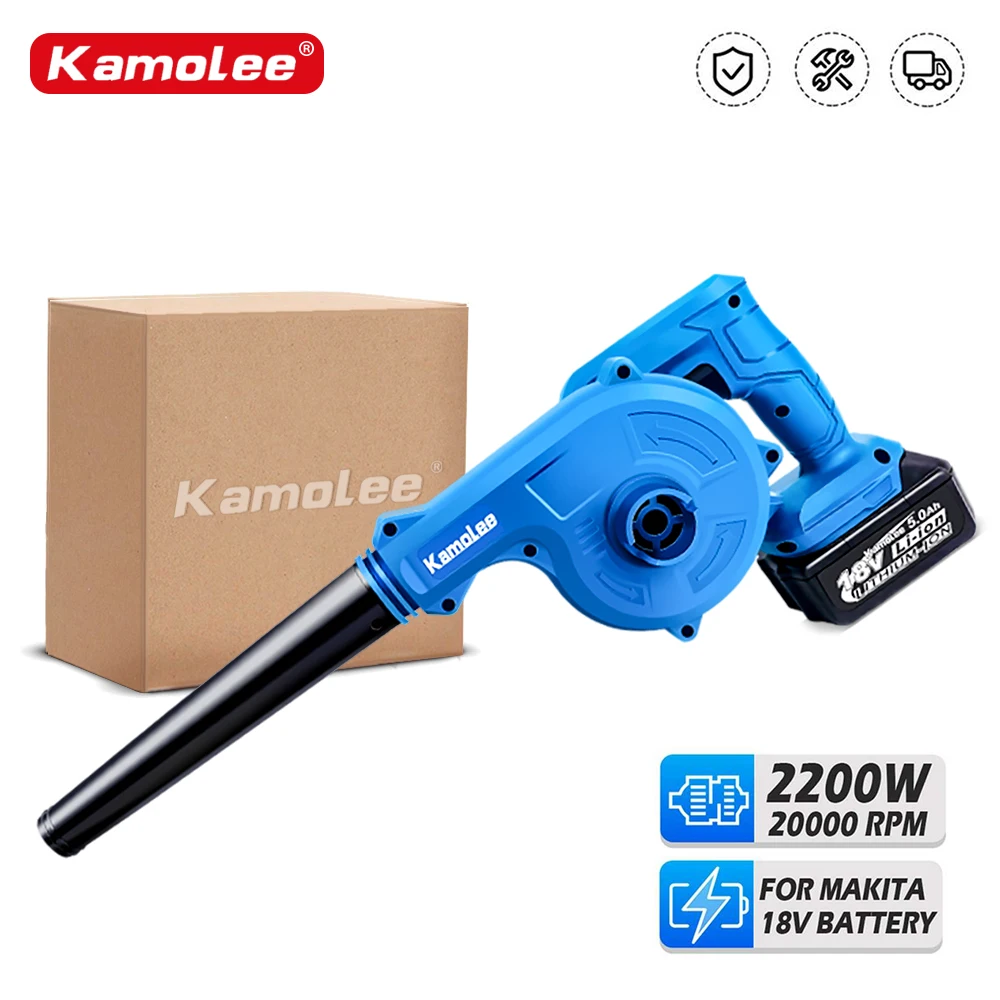 KAMOLEE Electric Air Blower Set DUB185, Cordless 2 In 1 20000RPM Compatible Suitable Apply 18V 21V Battery